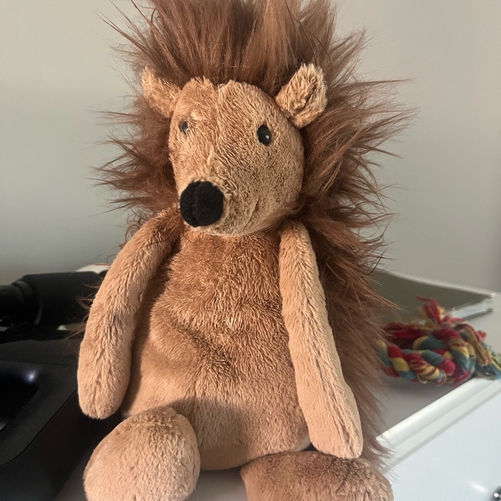 Jellycat Tan and Brown Hedgehog Plush